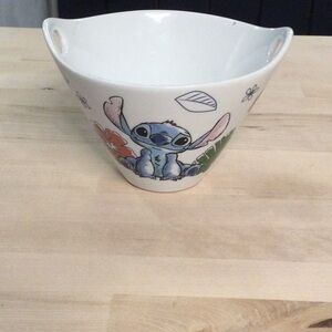 Disney Ceramic Bowl with Stitch and Colorful Accents